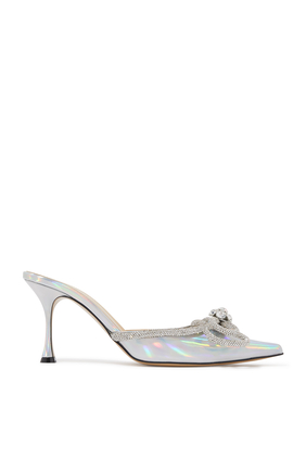 Double Bow Iridescent Mule